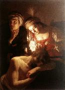 HONTHORST, Gerrit van Samson and Delilah sf china oil painting artist